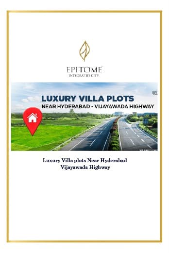 Luxury Villa plots Near Hyderabad -Vijayawada Highway