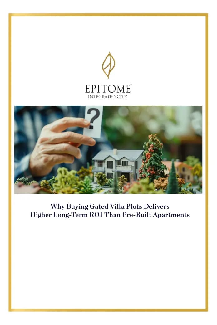 Why Buying Gated Villa Plots Delivers Higher Long-Term ROI Than Pre-Built Apartments