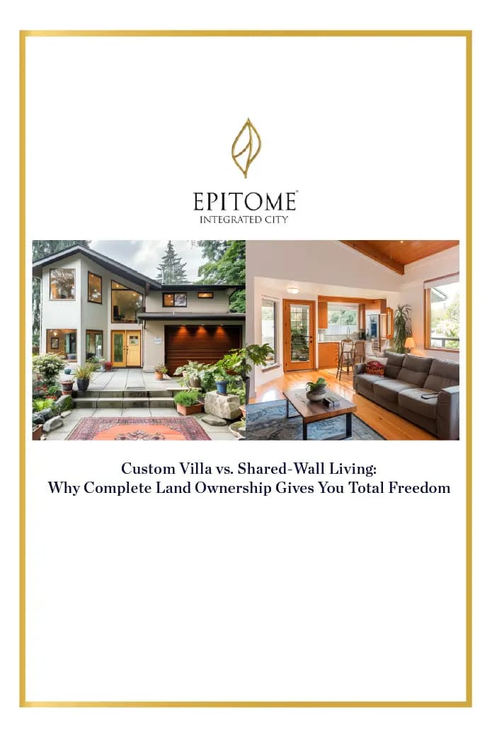 Custom Villa vs. Shared-Wall Living: Why Complete Land Ownership Gives You Total Freedom