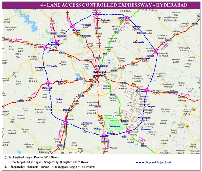 Hyderabad Regional Ring Road – Information & Status